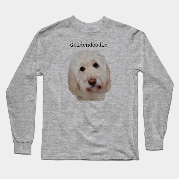 Goldendoodle Dog Long Sleeve T-Shirt by WoofnDoodle 